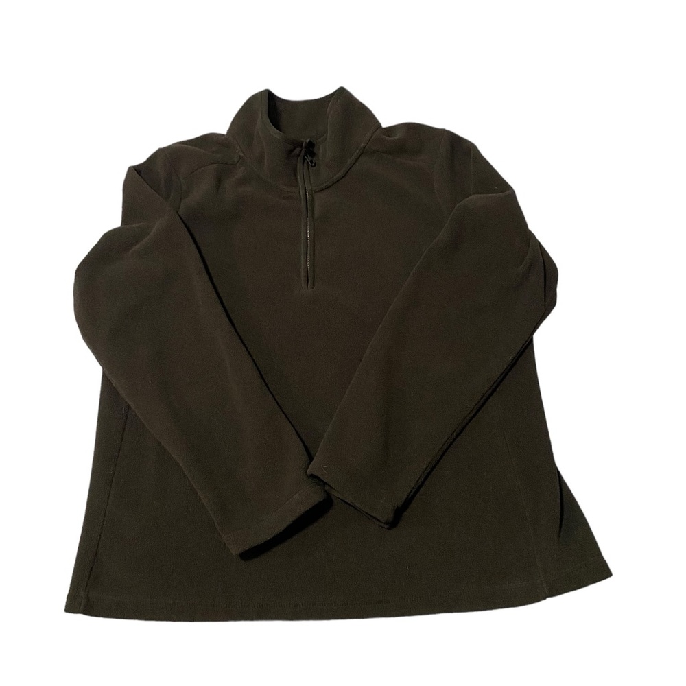Dark Black Old Navy Polyester Quarter Zip/Fleece (US Men’s XL on tag)